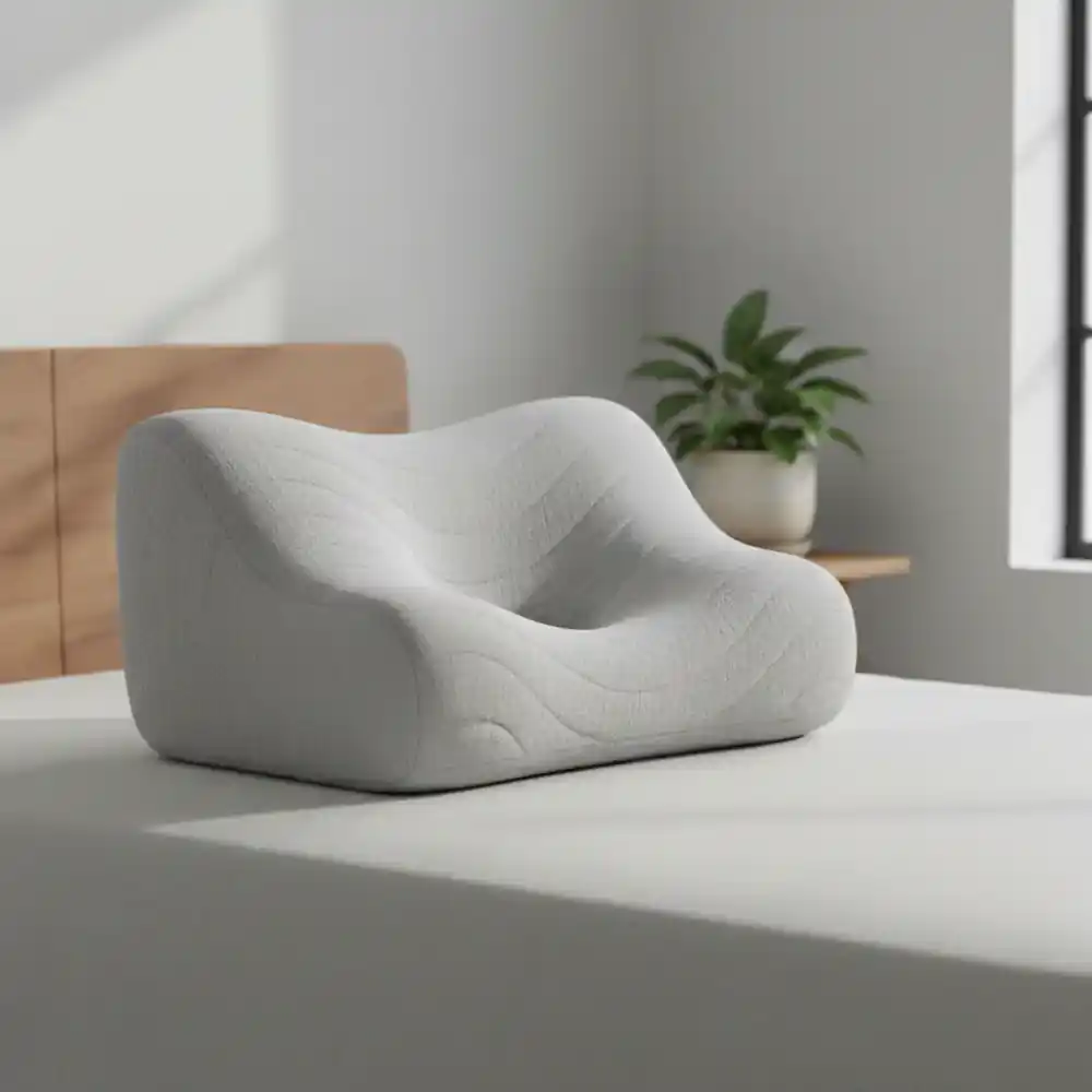 Back sleeper cervical pillow