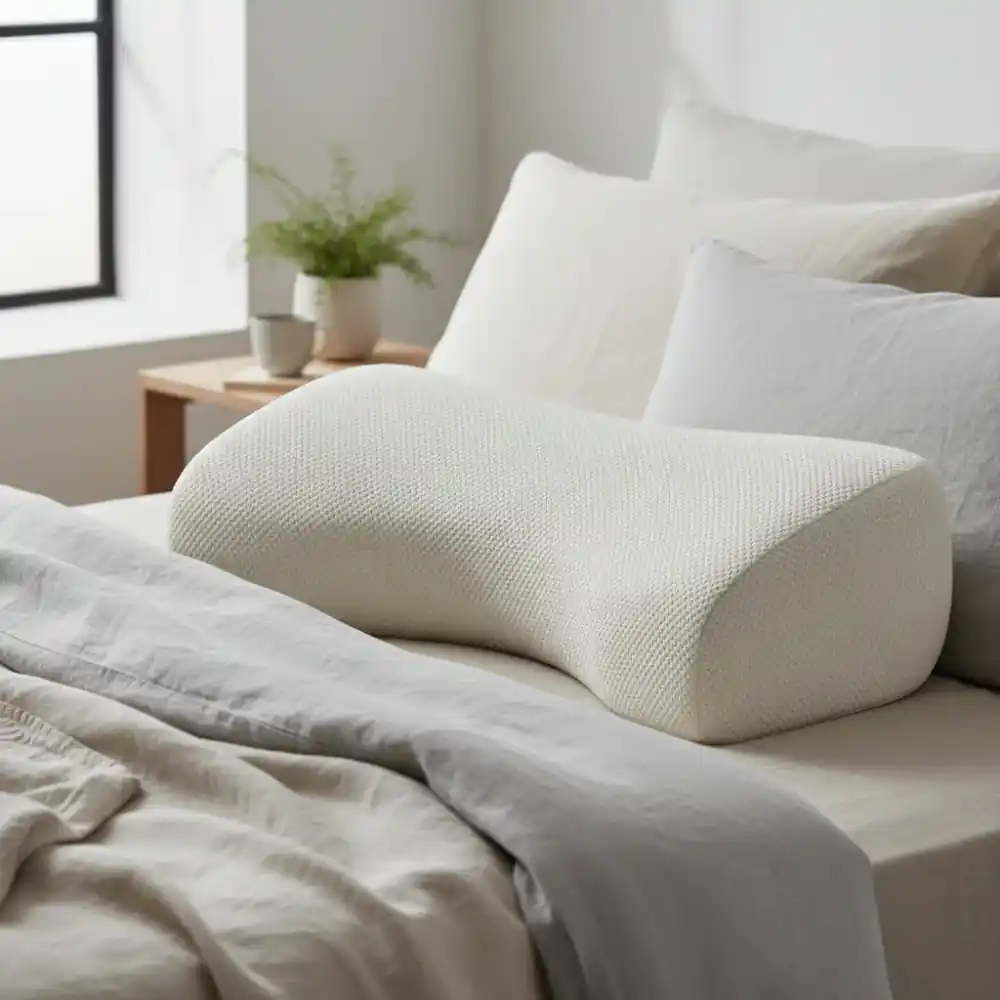 Orthopedic pillow close up